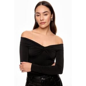PRABAL GURUNG Top Womens Size XS Off Shoulder Classic Chic Holiday Event Party